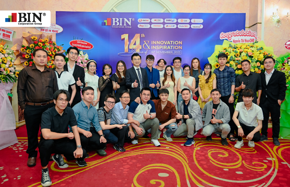 BIN Corporation Group organized team building 2023 and gala dinner program to celebrate the 14th anniversary of its establishment & development for all employees BIN Corporation Group organized team building 2023 and gala dinner program to celebrate the 14th anniversary of its establishment & development for all employees