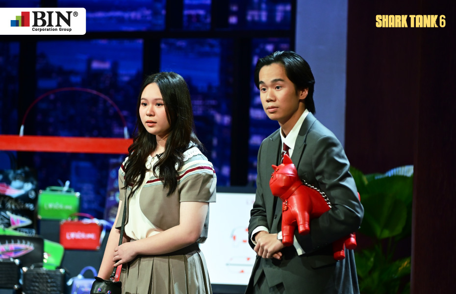 Khanh Linh and Phuc Khang - a pair of American international students raised 300 million in capital at Shark Tank