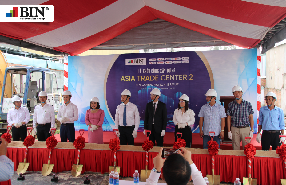 The groundbreaking ceremony of Asian Trade Center 2 Building - BIN Corporation Group