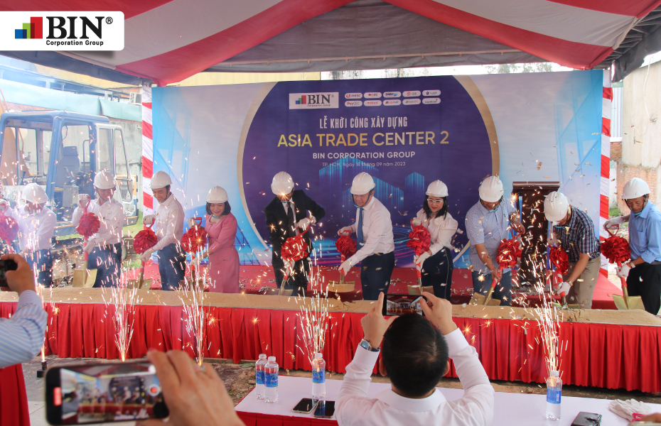 The groundbreaking ceremony of Asian Trade Center 2 Building - BIN Corporation Group