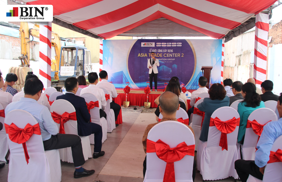 The groundbreaking ceremony of Asian Trade Center 2 Building - BIN Corporation Group